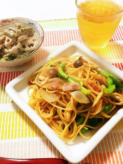 菜の花の和風パスタ-レシピのメイン写真
