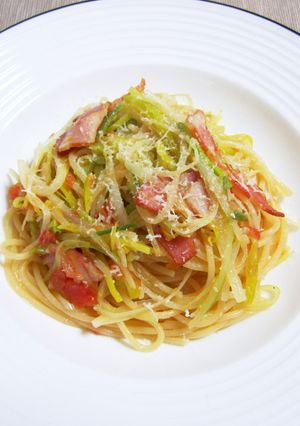 ポロねぎのスパゲッティ-レシピのメイン写真