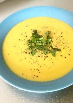 レンジとミキサーで簡単カボチャポタージュ-レシピのメイン写真