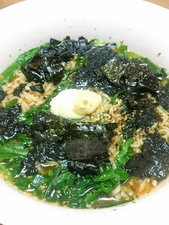 海苔バターなニラ胡麻醤油ラーメン-レシピのメイン写真