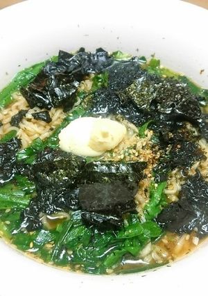 海苔バターなニラ胡麻醤油ラーメン-レシピのメイン写真