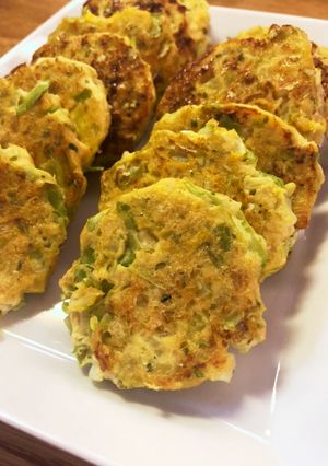 豆腐のお好み焼き【手づかみ食べ】-レシピのメイン写真