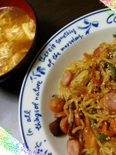 即席焼きラーメン-レシピのメイン写真