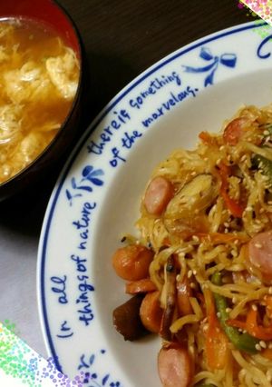 即席焼きラーメン-レシピのメイン写真