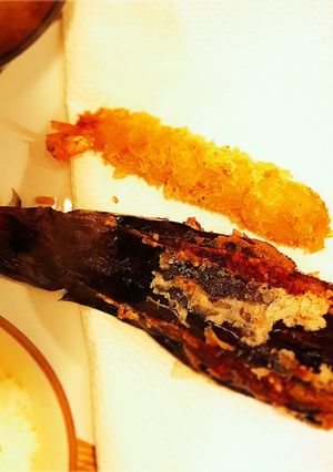 兵四郎で茄子のはさみ揚げ!-レシピのメイン写真