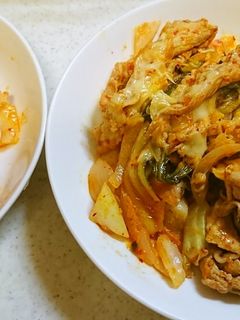 キムチーズ肉野菜炒め-レシピのメイン写真