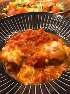 うまトマ煮込みハンバーグ-レシピのメイン写真
