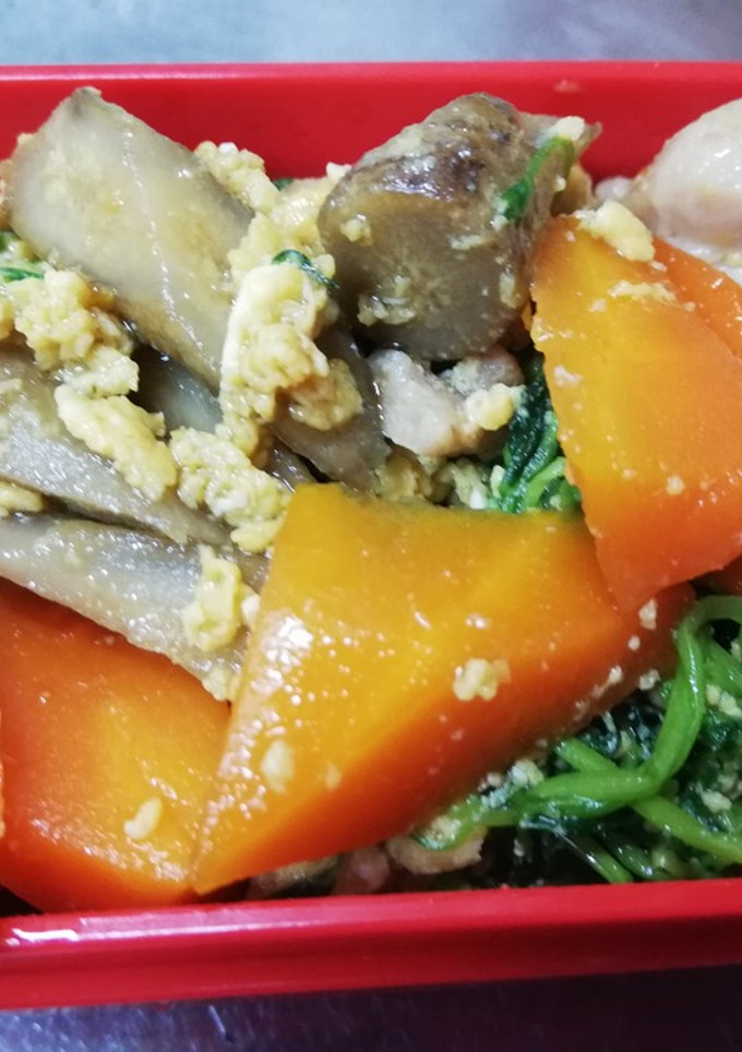 根菜と豆苗の卵とじ-レシピのメイン写真