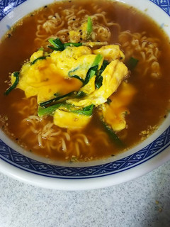 サッポロ一番 ニラ玉ラーメン-レシピのメイン写真