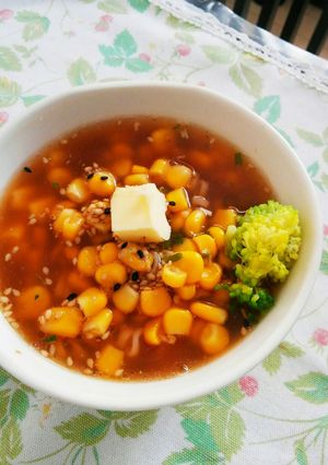 コーンのせラーメン-レシピのメイン写真