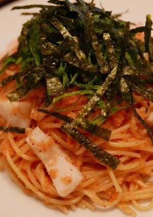 贅沢背徳イカ明太子パスタ-レシピのメイン写真