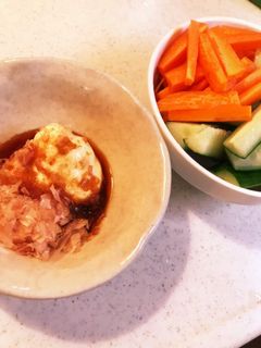 1分で和風マヨソース(野菜スティック)-レシピのメイン写真