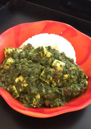 パラックパニール（ほうれん草カレー）-レシピのメイン写真