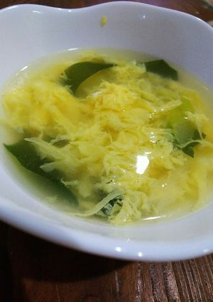 朝の一杯に♪とぅるんとぅるん♪な卵スープ-レシピのメイン写真