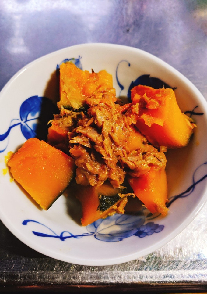 魚缶とかぼちゃの煮物-レシピのメイン写真