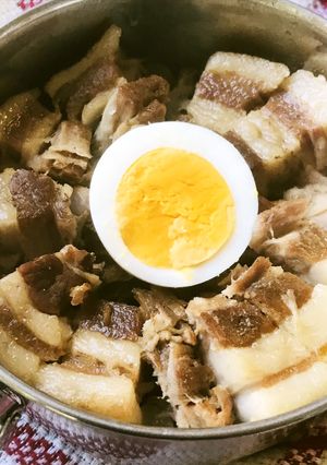 丼弁当●豚肉ブロックの角煮弁当-レシピのメイン写真