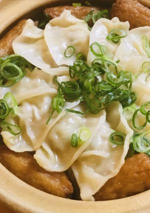 豚骨しょう油味で●餃子&中華麺のおでん鍋-レシピのメイン写真