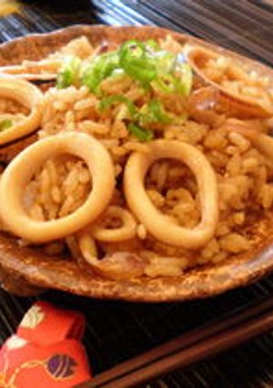 ☆おこげがウマイ～やわらかイカ飯☆-レシピのメイン写真