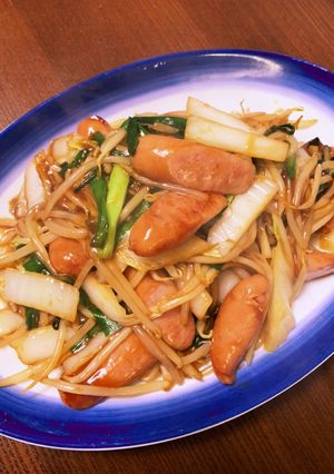 万能調味料☆中華風ソーセージ野菜炒め-レシピのメイン写真