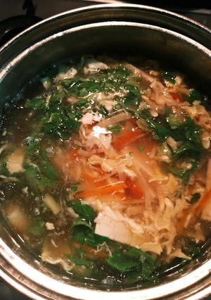 生姜たっぷり豆腐のあんかけ汁-レシピのメイン写真