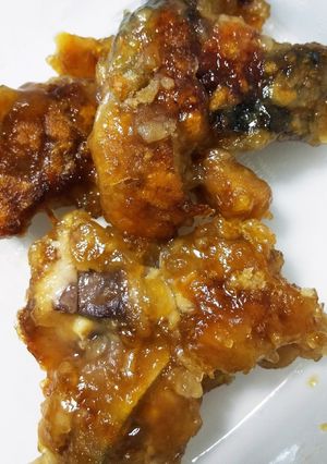 さばの竜田揚げしてあんかけ。蒲焼き-レシピのメイン写真