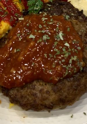（醬油糀）ハンバーグトマトソース-レシピのメイン写真
