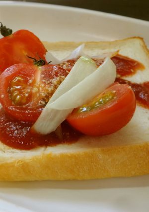 最速のトマトトースト-レシピのメイン写真