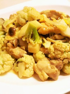 鶏とカリフラワーの味噌マヨソテー-レシピのメイン写真
