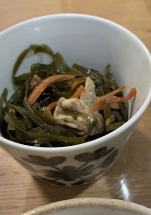 常備菜*豚こまとすき昆布切り昆布の炒め煮-レシピのメイン写真