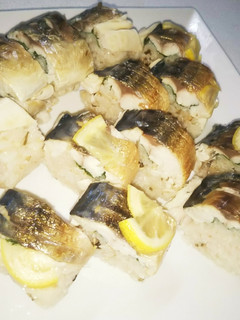 焼きサバ寿司(血管ダイエット1501)-レシピのメイン写真