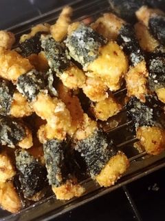 ムネ肉でもジューシー★鶏の磯辺揚げ-レシピのメイン写真