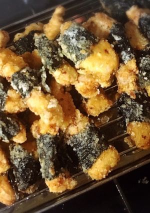 ムネ肉でもジューシー★鶏の磯辺揚げ-レシピのメイン写真
