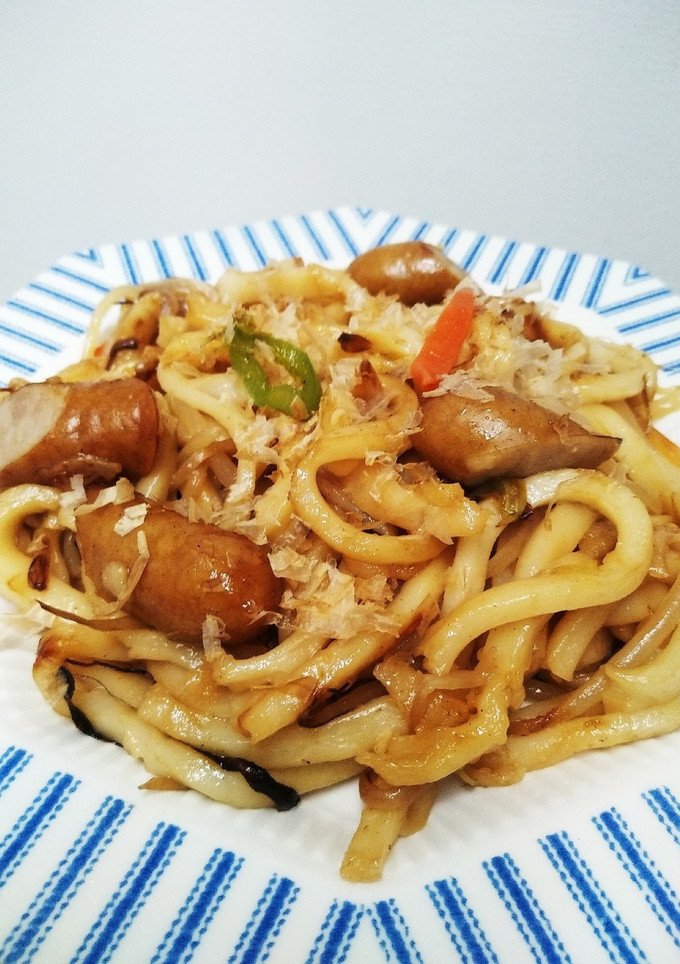 簡単！焼きうどん〜♪-レシピのメイン写真