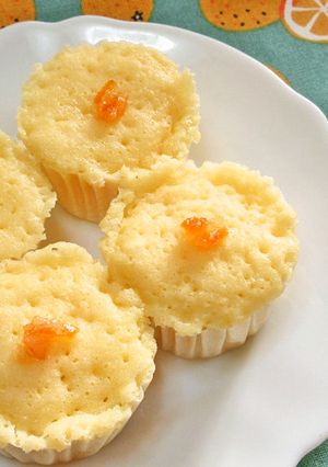 レンジで簡単♪オレンジ蒸しパン-レシピのメイン写真