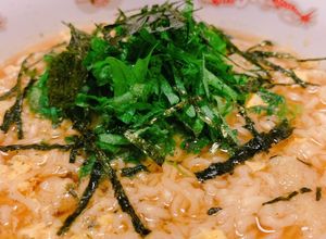 サッポロ一番ごま醤油ラーメンふわ玉青紫蘇-レシピのメイン写真