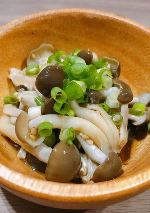 レンジで簡単！しめじのおひたし-レシピのメイン写真