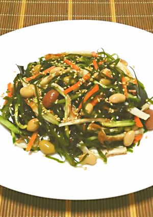 大豆と切り昆布の和え物-レシピのメイン写真