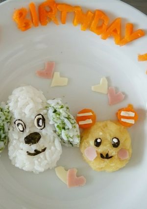 わんわんプレート-レシピのメイン写真