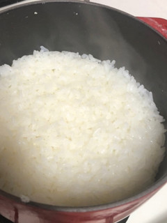 ストウブで蓋をしたまま簡単ご飯炊き!-レシピのメイン写真