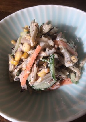 多品目のご馳走サラダ♪ごぼうれんこん-レシピのメイン写真