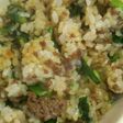 挽肉とニラでスタミナ☆炒めご飯
