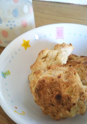 *離乳食完了期*バナナチーズスコーン-レシピのメイン写真