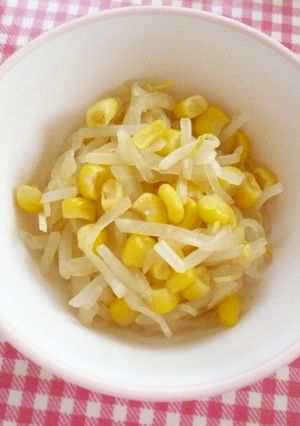 コーン入りナムル・保育園給食-レシピのメイン写真