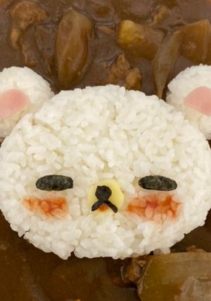 コリラックマのお顔パーツ-レシピのメイン写真