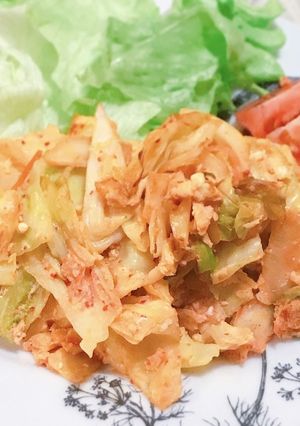 豚玉キムチマヨソテー-レシピのメイン写真