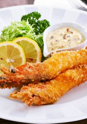 レーズン味噌タルタルで楽しむ魚介のフライ-レシピのメイン写真