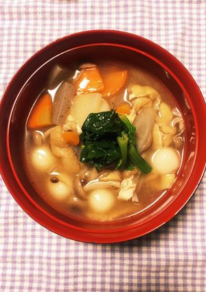 白玉餅入り★けんちん汁♪♪-レシピのメイン写真