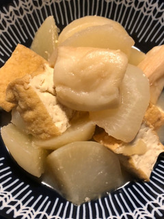 大根と厚揚げの田舎煮-レシピのメイン写真