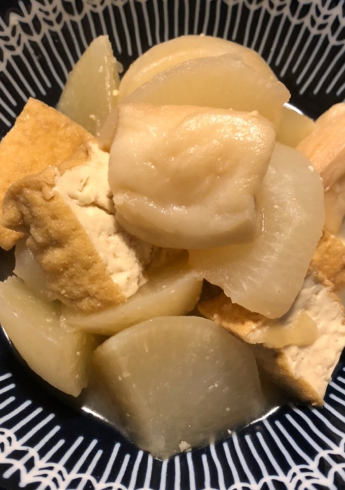 大根と厚揚げの田舎煮-レシピのメイン写真