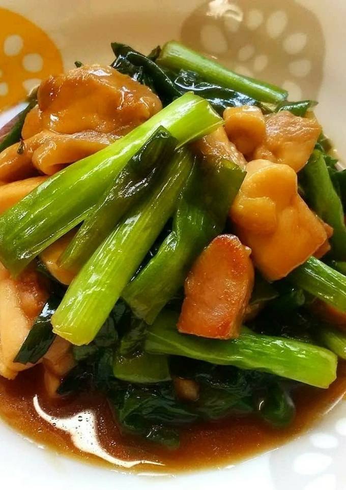 青ネギと鶏もも肉の煮物-レシピのメイン写真